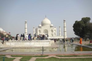 Natural beauty of The Taj Mahal