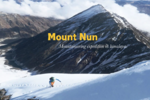 Mount Nun: Mountaineering expedition in himalayas