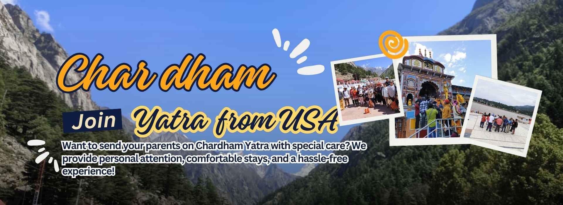 Char Dham Yatra Package from USA